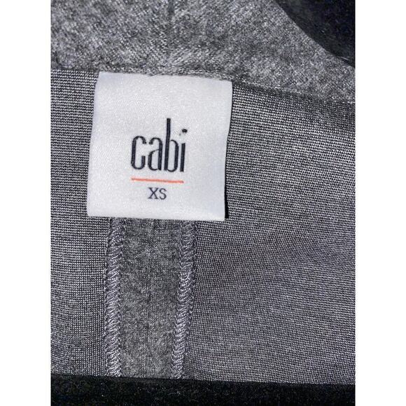 Cabi Womens Asymmetrical Zip Up Moto Jacket Size XS Gray Short Career Casual. - Picture 11 of 12